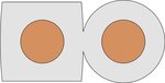 Bobine de câble haut-parleur Goobay 2x 2,5 mm² 100m (Transparent)