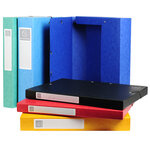 Boite De Classement Exabox Dos 25mm Carte Lustrée - A4 - Couleurs Assorties - X 8 - Exacompta