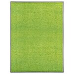 vidaXL Paillasson lavable Vert 90x120 cm