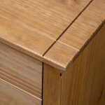 vidaXL Table de chevet 46x40x57 cm Pin Gamme Panama