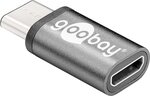 Adaptateur USB Type C Goobay vers Micro USB 2.0 Type B (Gris)