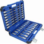 Brilliant tools jeu de douilles de tournevis 1/2" ribe 32 pièces acier