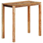 vidaXL Table de bar 112x55x108 cm Bois massif de récupération