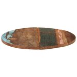 vidaXL Dessus de table rond 70 cm 25-27 mm Bois de récupération solide