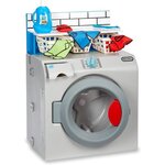 Little tikes - premiere laveuse-sécheuse - interactif & réaliste avec sons - appareil ménager de simulation pour enfants