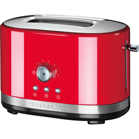Grille Pain Avec 2 Fentes 1200W Rouge Empire Argent