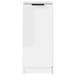 vidaXL Buffet Blanc brillant 30x30x70 cm Bois d'ingénierie