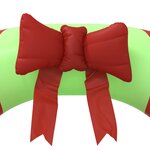 vidaXL Porte voûtée gonflable de Noël avec LED 270 cm