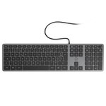 MOBILITY LAB Clavier filaire Slim finition métal - Space Grey