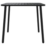 vidaXL Ensemble de salle à manger de jardin 3 Pièces anthracite acier
