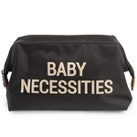 Childhome sac de toilette baby necessities noir doré