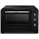 Moulinex yy2917fb optimo mini four 60l  7 modes de cuisson  2 200w  jusqu'à 240°  four convection  chaleur tournante  décongélation