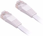Câble/Cordon réseau RJ45 Catégorie 6 FTP (F/UTP) Droit 1m (Blanc)