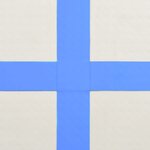 vidaXL Tapis gonflable de gymnastique avec pompe 60x100x10 cm PVC Bleu