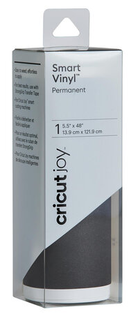 Cricut Joy : Rouleau Vinyle Permanent Noir Brillant 13 9x121 9 cm