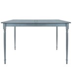 vidaXL Salon de jardin 4 Pièces Bois d'acacia solide Gris et blanc