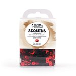 Boîte de sequins plats rouge - 4000 pièces