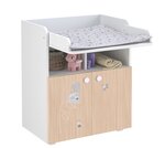 Commode à langer POLSKA AMIS ZEN BLANC-NATUREL