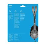 Logitech casque filaire stéréo - h110
