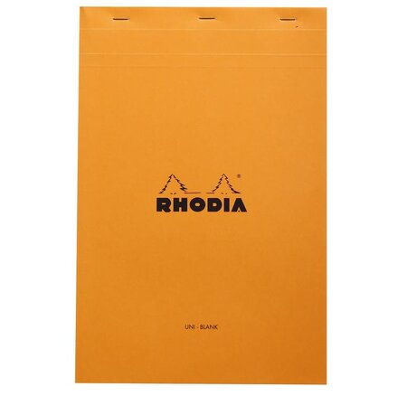 Bloc ORANGE N°19 21x31,8cm 80F agrafées 80g uni RHODIA