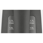 Bosch twk7203 bouilloire électrique programmable - noir et inox