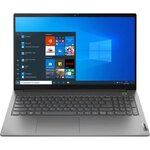 Lenovo thinkbook 15 i5-1135g7 ordinateur portable 39 6 cm (15.6") full hd intel® core™ i5 8 go ddr4-sdram 256 go ssd wi-fi 6 (802.11ax) windows 10 home gris
