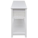 vidaXL Buffet de rangement Blanc