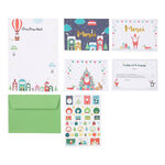 Kit lettre au père noël - bleu - draeger paris