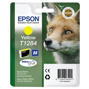 Cartouche d'encre epson renard t1284 (jaune)