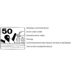 vidaXL Aide à la flottabilité 50 N 50-70 kg rouge