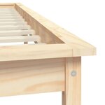 vidaXL Cadre de lit 200x200 cm bois de pin massif