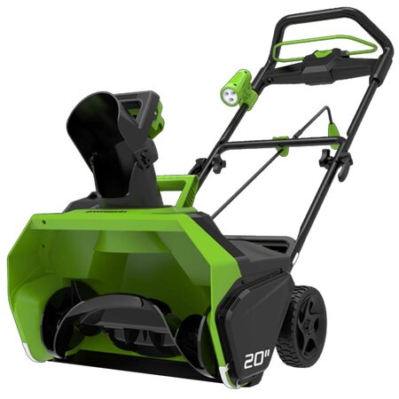 Greenworks souffleuse à neige sans balai sans batterie gd40st 2600007