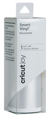 Cricut Joy : Rouleau Vinyle Permanent Argenté Brillant 13 9x121 9 cm