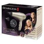 REMINGTON Seche-Cheveux Professionnel Ionique Colour Protect 2300W, Soin Micromoléculaire Huile Karité et Filtres UV