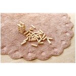 Tapis coton lavable pomme de pin nude - 130 x 180 cm