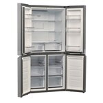 Hotpoint haq9e1l - réfrigérateur multiportes  591 l (384 l + 207 l)  187 5 x 90 9 x 69 7 cm  inox    total no frost