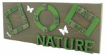 Lettre en bois MDF 5 x 1 2 cm Alphabet lettre N