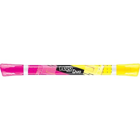 Surligneur fluo'peps pen duo  2 pointes  jaune/rose maped