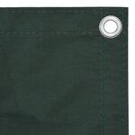 vidaXL Écran de balcon Vert foncé 75x500 cm Tissu Oxford