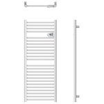 Sèche serviette électrique montana blanc aluminium 750w