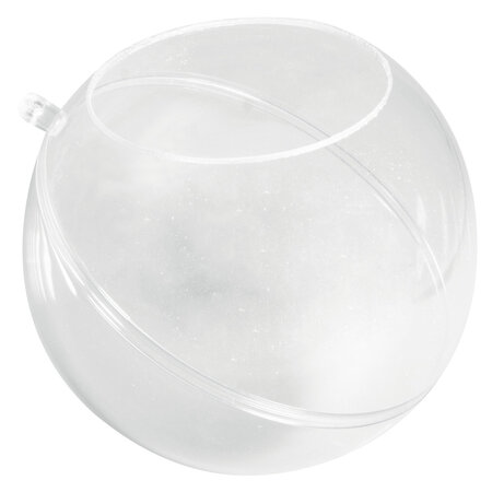Boule plastique Cristal ø12cm (découpe ø7 5cm)