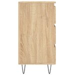 vidaXL Tables de chevet 2 Pièces chêne sonoma 40x35x69 cm bois ingénierie