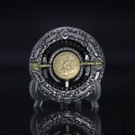THE TRAP WITH THE GOLDEN BAIT Roman Booteen's monnaie - Morgan Dollar & 2 peso gold