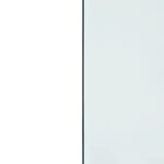 vidaXL Plaque de verre pour cheminée rectangulaire 120x60 cm