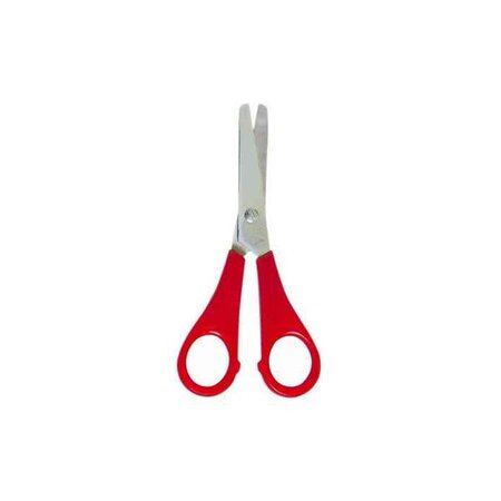 Ciseaux de bricolage enfant Bout rond 130 mm rouge WEDO