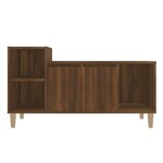 vidaXL Meuble TV Chêne marron 100x35x55 cm Bois d'ingénierie