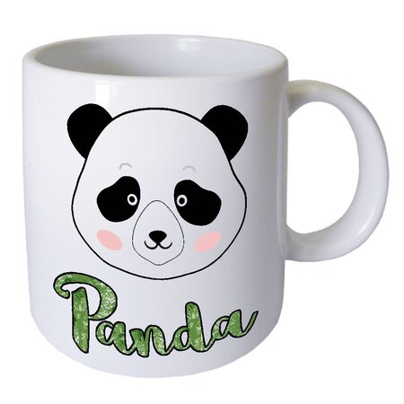 Tasse en céramique panda cbkreation
