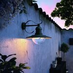 Philips topiary  applique murale extérieure - noire - 1x60w - 230v