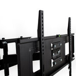 Tectake Support mural TV 32"- 65" inclinable,VESA max.: 600x400, max. 120kg