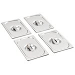Couvercles de plateau 4 Pièces GN 1/4 Acier inoxydable